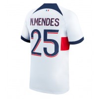 Paris Saint-Germain Nuno Mendes #25 Replica Away Shirt 2023-24 Short Sleeve